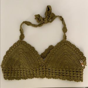 She Made Me Crochet bikini top